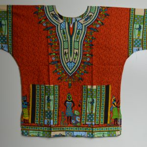 Orange EG Lux Traditional Dashiki | Large